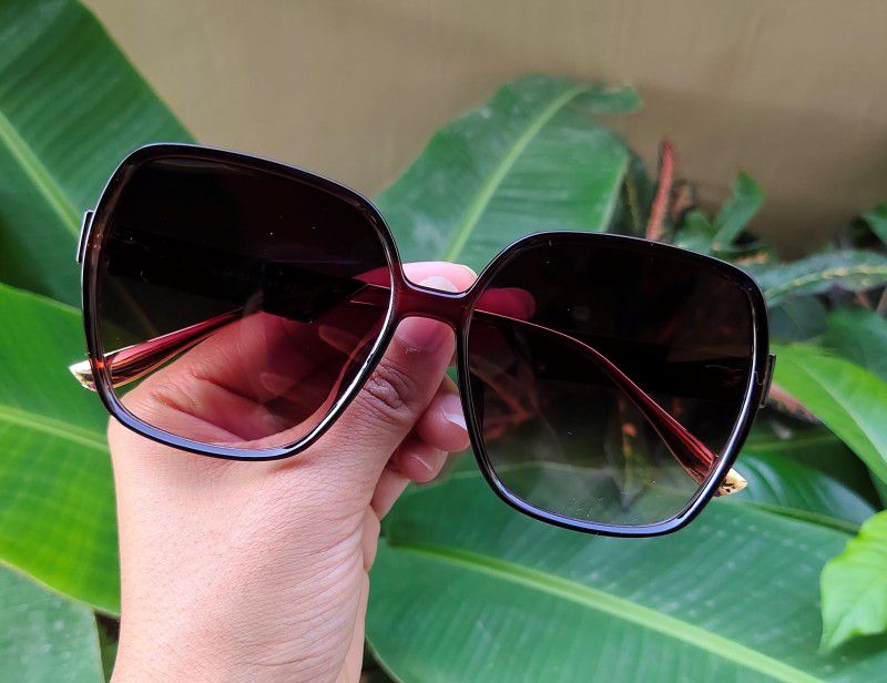 Rectangular Sunglasses  (For Women, Brown)