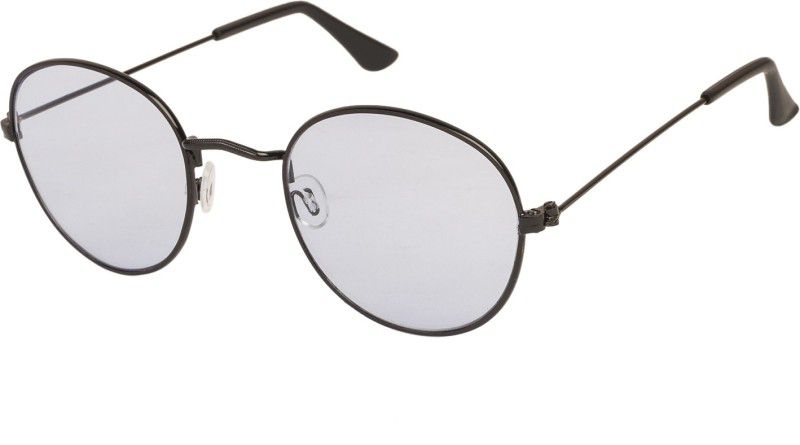 UV Protection Oval Sunglasses (50)  (For Men & Women, Blue)