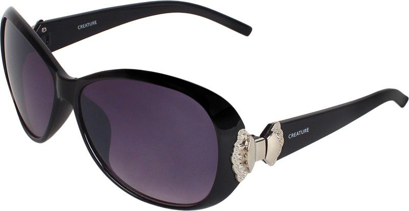 UV Protection Cat-eye Sunglasses (50)  (For Women, Violet)