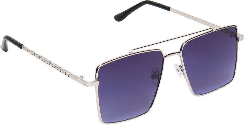 UV Protection Retro Square Sunglasses (55)  (For Men & Women, Grey)