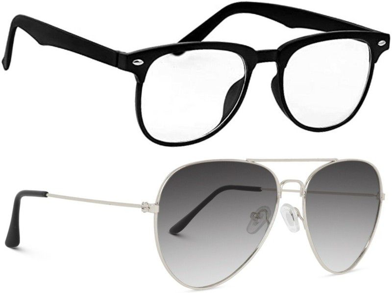 Polarized Spectacle Sunglasses (Free Size)  (For Boys & Girls, Black)