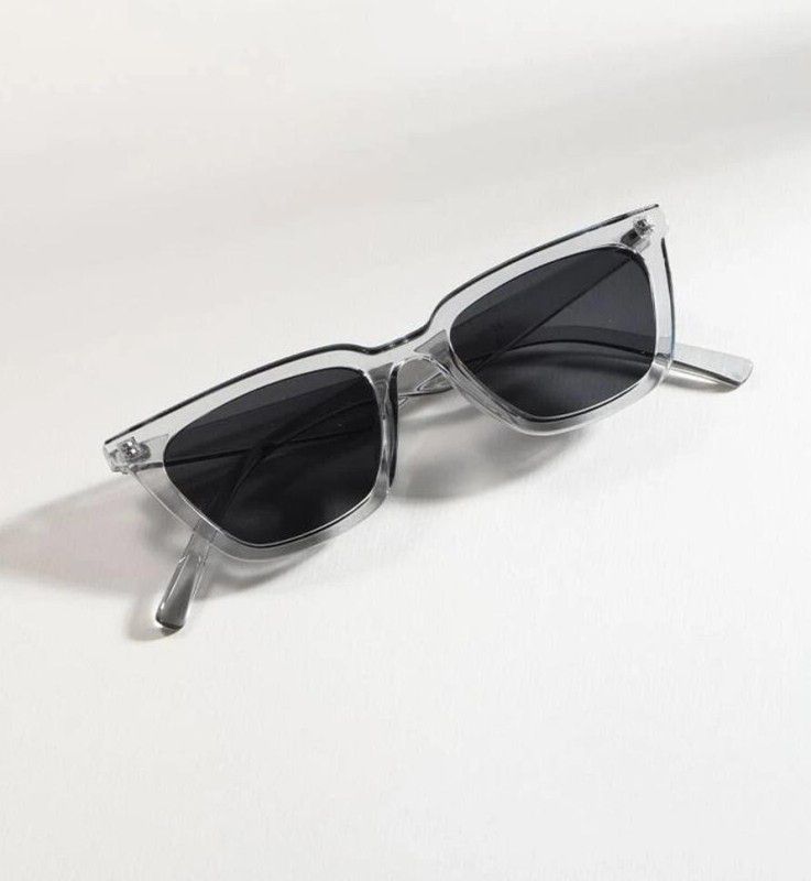 UV Protection, Polarized Cat-eye Sunglasses (15)  (For Women, Black)