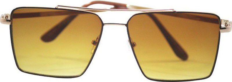 UV Protection Rectangular Sunglasses (55)  (For Boys, Brown)