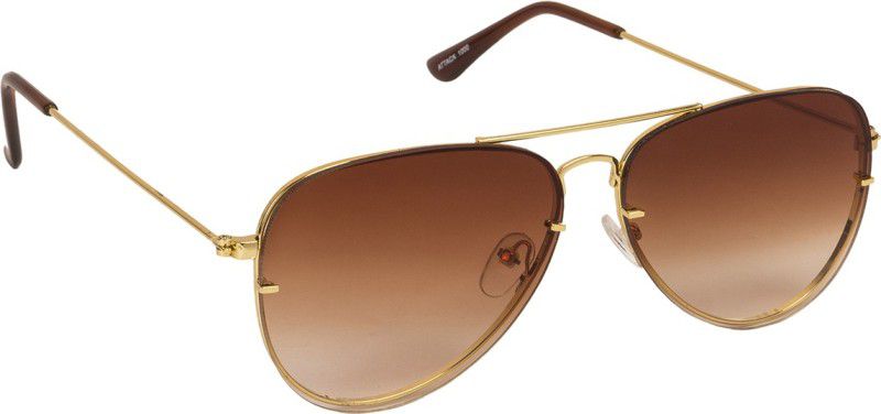 UV Protection Aviator Sunglasses (50)  (For Men & Women, Brown)