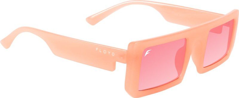 UV Protection Rectangular Sunglasses (15)  (For Men & Women, Pink)