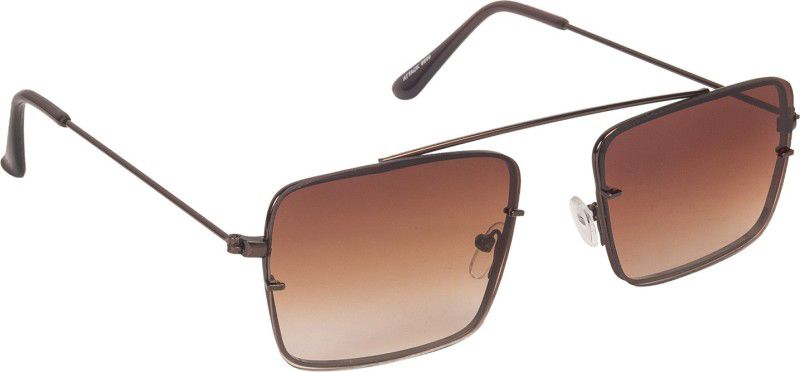 UV Protection Rectangular Sunglasses (50)  (For Men, Brown)