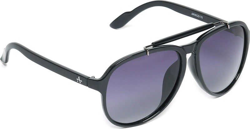 Polarized Wayfarer Sunglasses (Free Size)  (For Men, Violet)