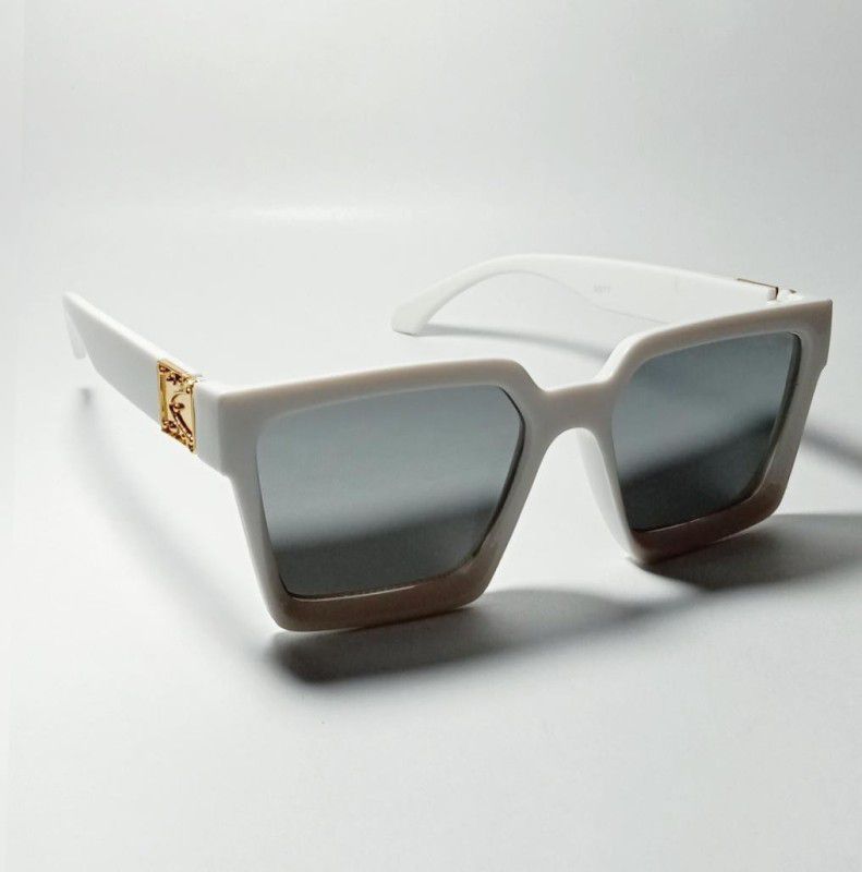 UV Protection Retro Square Sunglasses (Free Size)  (For Men & Women, Grey)