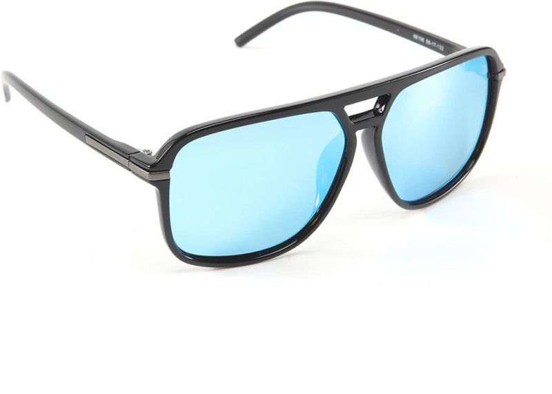 Oval Sunglasses  (For Men & Women, Blue)