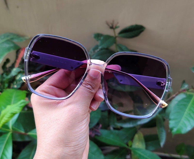 Rectangular Sunglasses  (For Women, Clear)
