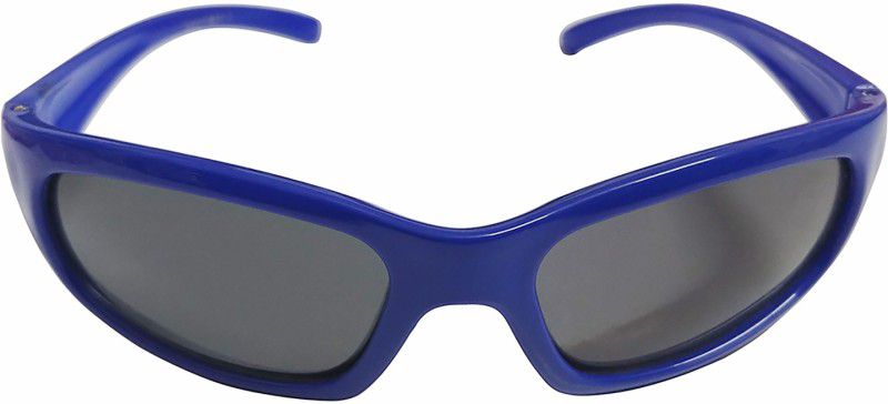 Sports Sunglasses  (For Boys & Girls, Blue)