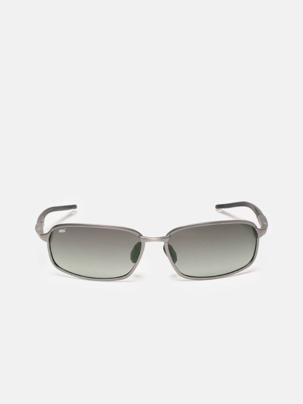 Mirrored Rectangular Sunglasses (Free Size)  (For Women, Blue)
