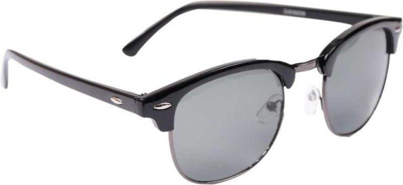 Gradient Oval Sunglasses (Free Size)  (For Men & Women, Black)