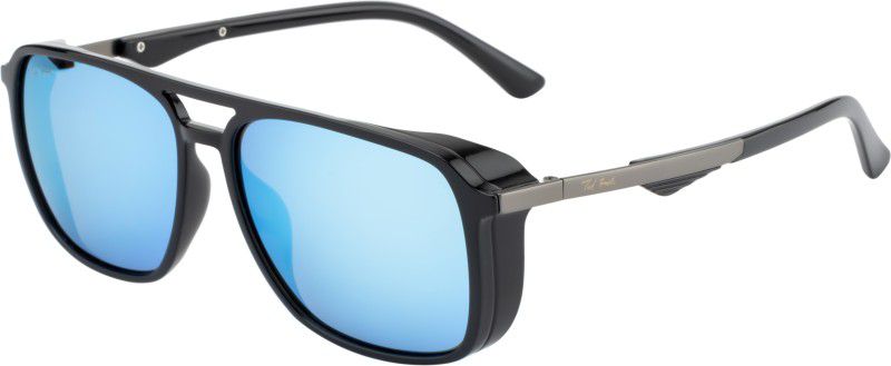 Polarized Aviator Sunglasses (59)  (For Men & Women, Grey, Blue)