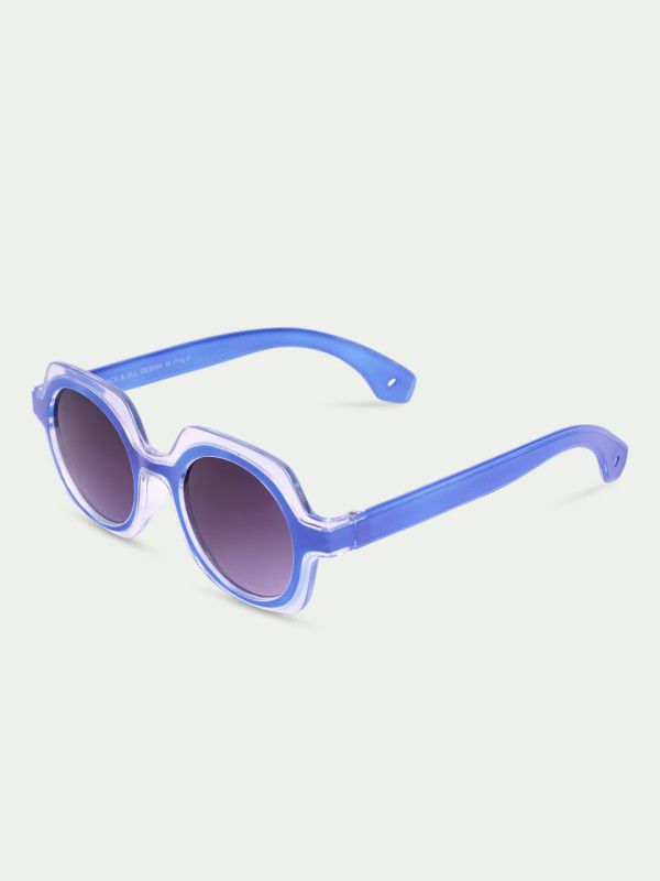 UV Protection Round Sunglasses (50)  (For Boys & Girls, Black)