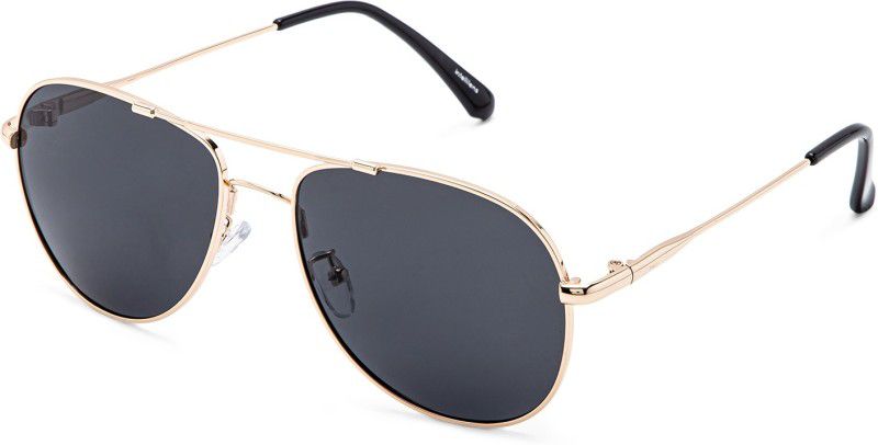 Over-sized Sunglasses  (For Men & Women, Golden)