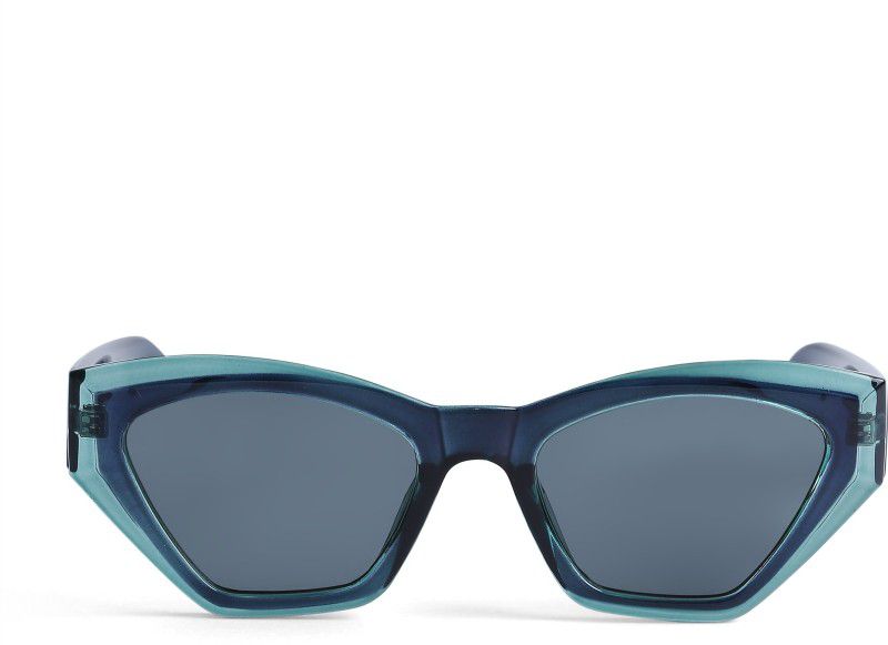 UV Protection Cat-eye Sunglasses (Free Size)  (For Men & Women, Green)