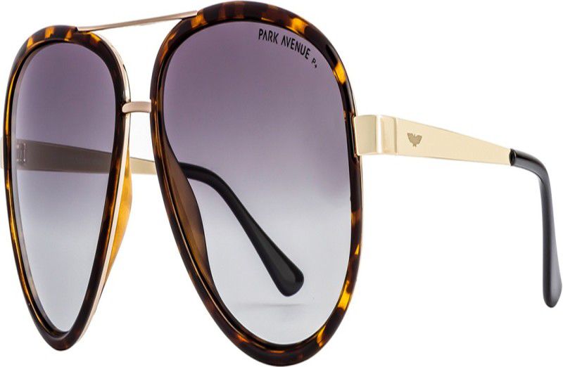 Polarized, UV Protection Aviator Sunglasses (52)  (For Men & Women, Grey)