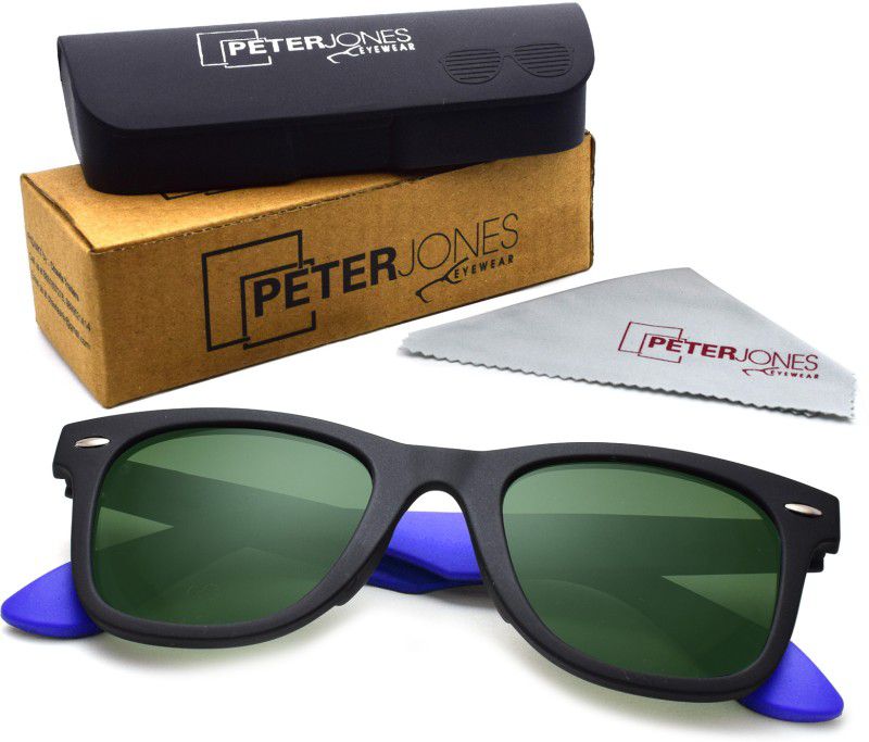 Polarized Wayfarer Sunglasses (52)  (For Men & Women, Green)