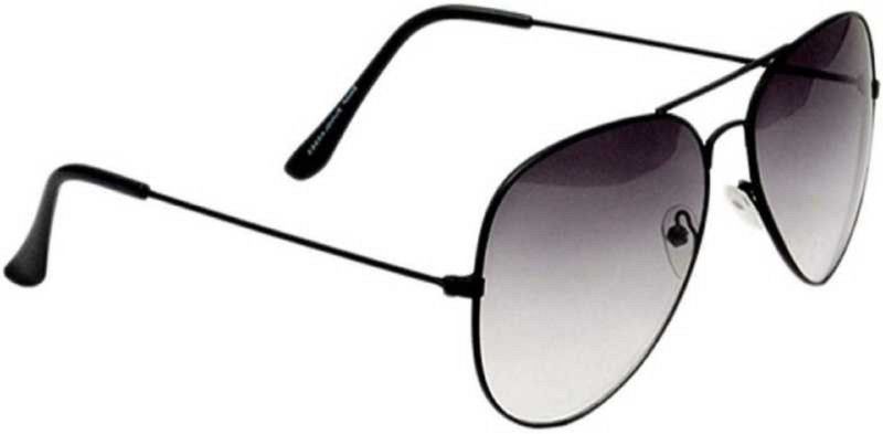 UV Protection, Polarized, Gradient, Mirrored Aviator Sunglasses (55)  (For Boys & Girls, Grey)