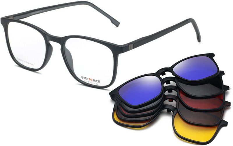 UV Protection, Mirrored, Night Vision Wayfarer Sunglasses (51)  (For Men & Women, Clear)