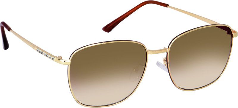 UV Protection, Gradient Aviator Sunglasses (Free Size)  (For Men, Brown)