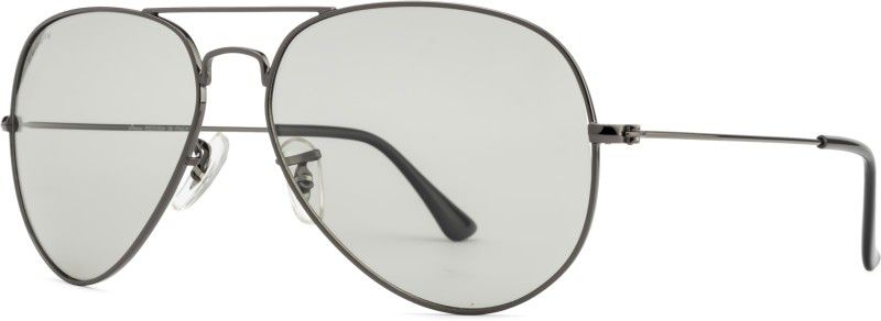 UV Protection, Gradient Aviator Sunglasses (56)  (For Men, Grey)
