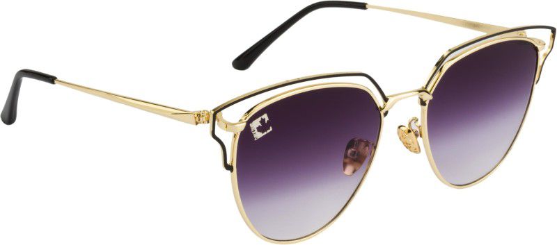 UV Protection Oval Sunglasses (54)  (For Men & Women, Grey)