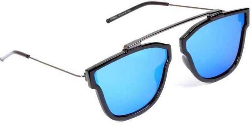 Polarized Clubmaster Sunglasses (Free Size)  (For Boys & Girls, Multicolor)