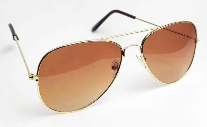 UV Protection Round Sunglasses (55)  (For Men, Brown)