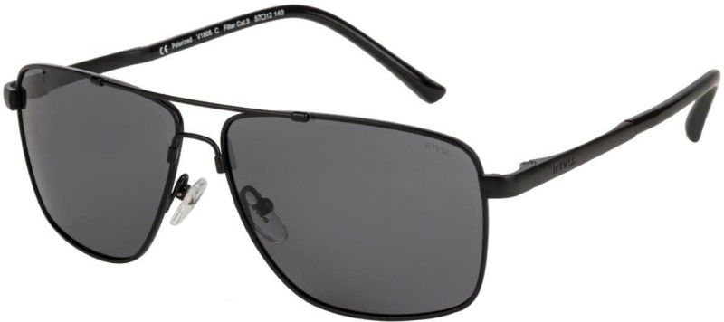 UV Protection Rectangular Sunglasses (57)  (For Men, Grey)