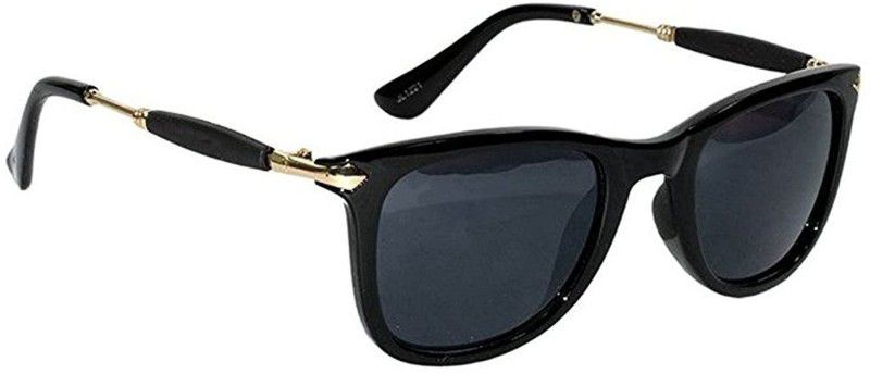 UV Protection Wayfarer, Over-sized, Cat-eye, Clubmaster Sunglasses (32)  (For Men & Women, Black)