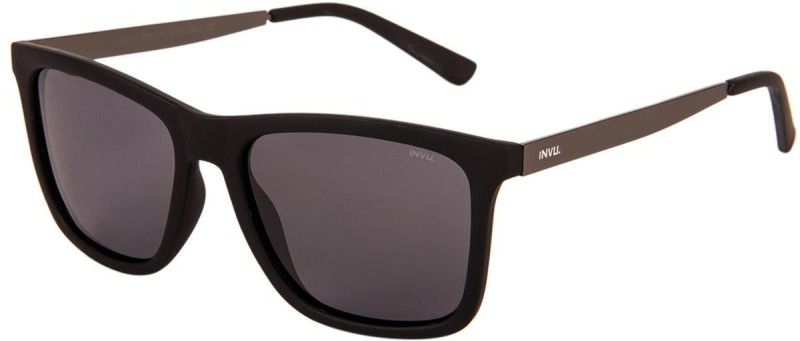 UV Protection, Riding Glasses Rectangular Sunglasses (53)  (For Men, Grey)