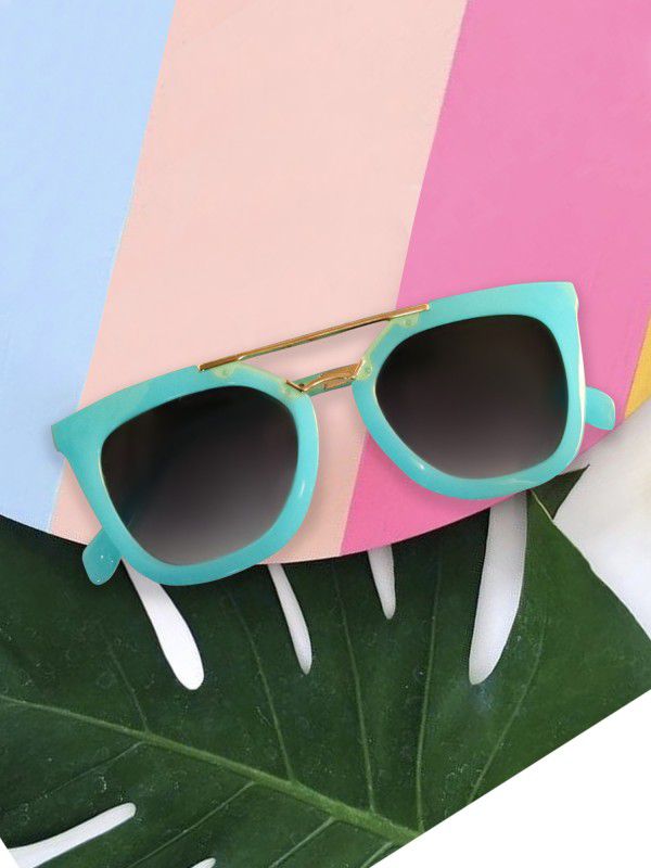 UV Protection, Gradient Wayfarer Sunglasses (100)  (For Women, Blue)