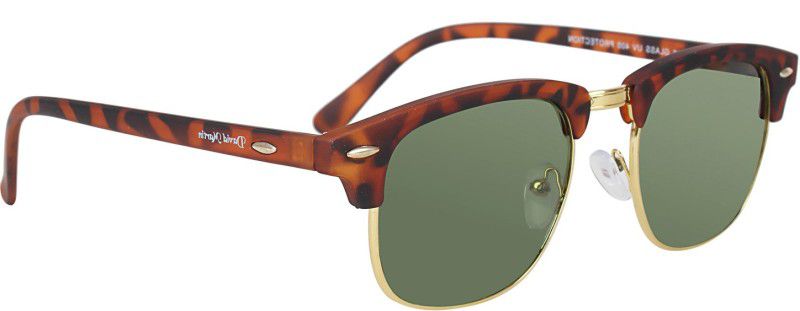 Clubmaster Sunglasses  (For Men & Women, Green)