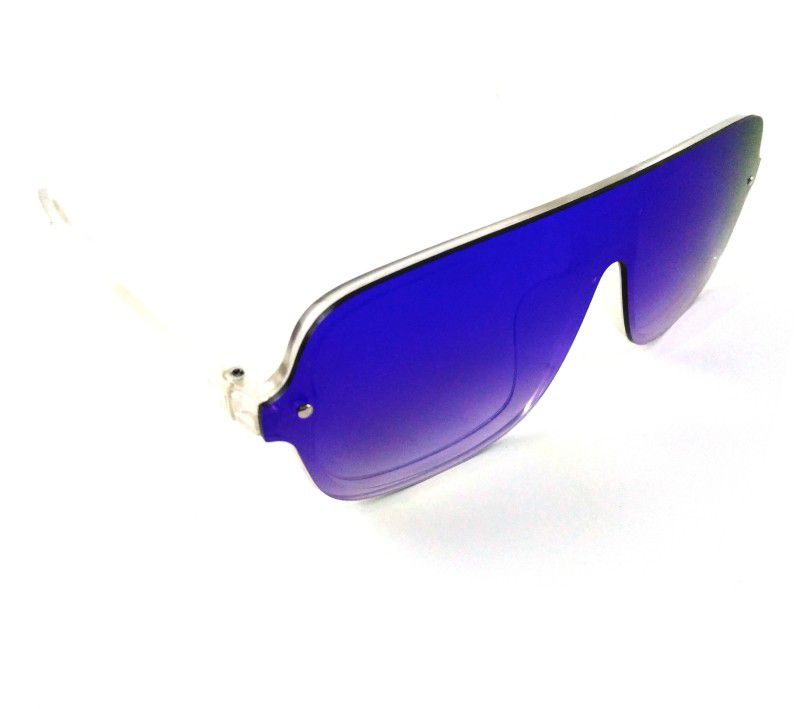 UV Protection, Night Vision Shield Sunglasses (30)  (For Women, Violet)