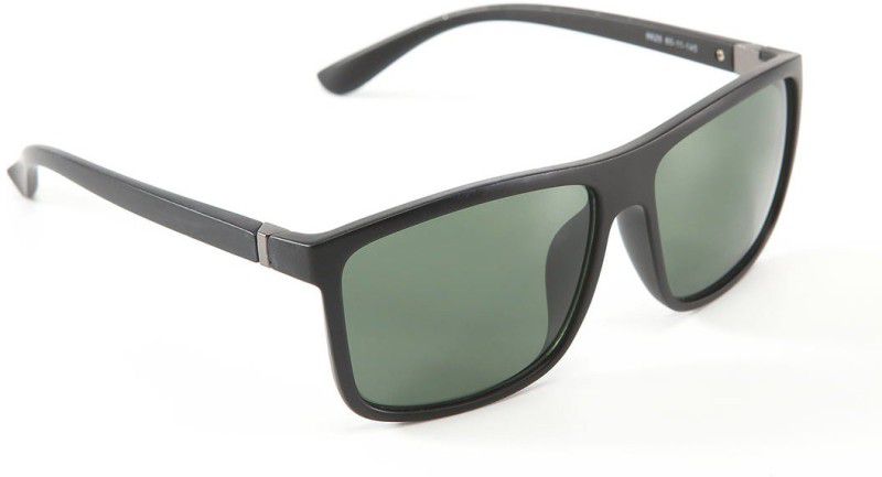 UV Protection, Polarized Retro Square Sunglasses (Free Size)  (For Men & Women, Green)