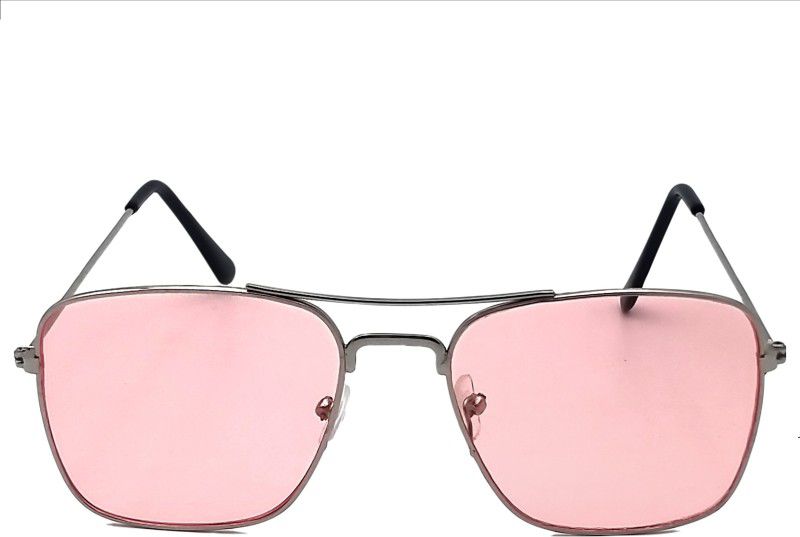 UV Protection Aviator Sunglasses (33)  (For Men & Women, Pink)