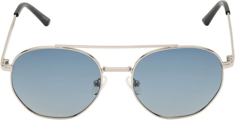 Polarized Oval Sunglasses (53)  (For Men & Women, Blue)