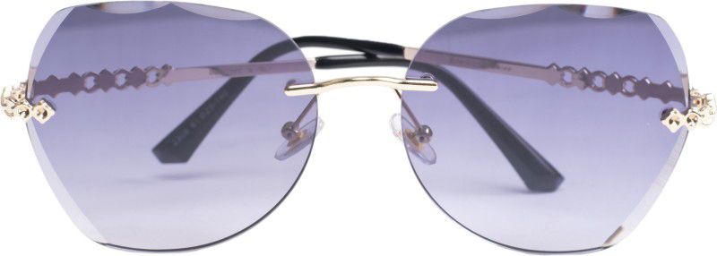 Polarized, UV Protection Aviator Sunglasses (Free Size)  (For Women, Blue)