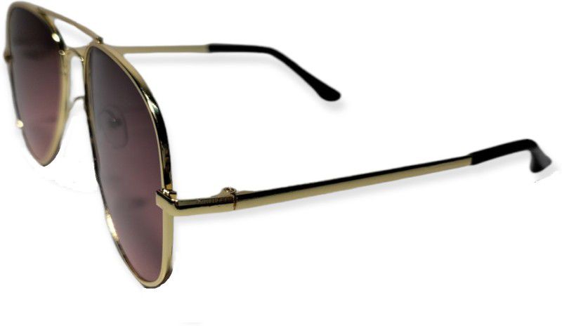 Gradient, UV Protection, Riding Glasses Aviator Sunglasses (20)  (For Men & Women, Brown)