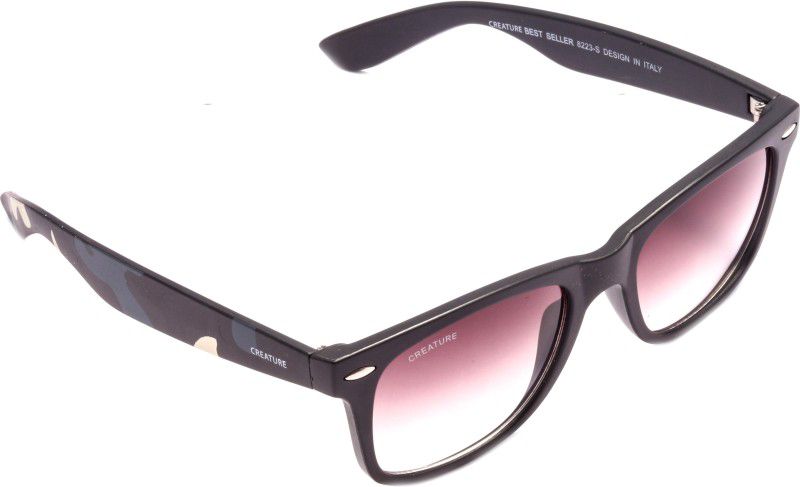 Gradient, UV Protection Wayfarer Sunglasses (Free Size)  (For Men & Women, Violet)