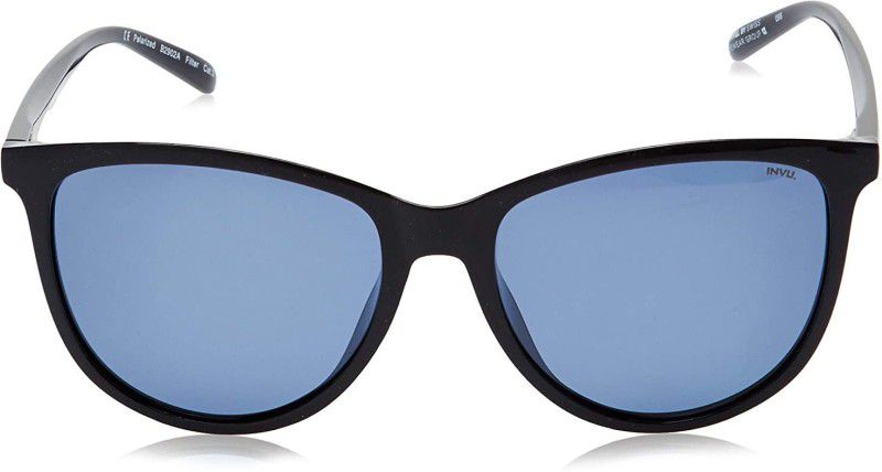 Polarized Round Sunglasses (61)  (For Men, Blue)