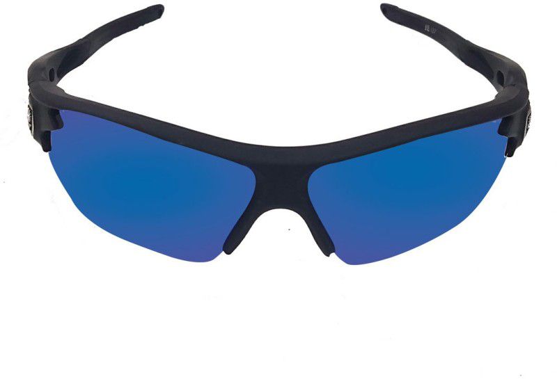 UV Protection, Mirrored Sports Sunglasses (Free Size)  (For Boys, Blue)
