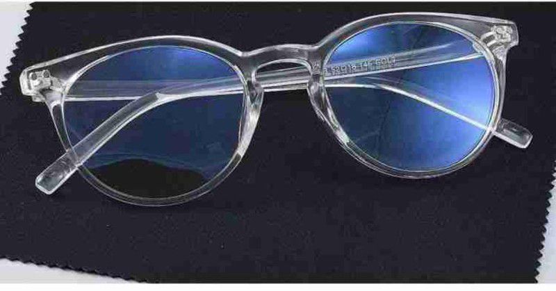 Gradient, UV Protection, Polarized, Mirrored Oval Sunglasses (55)  (For Men & Women, Clear)