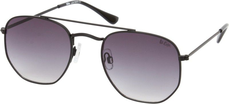 Gradient, UV Protection Aviator Sunglasses (51)  (For Men, Grey)