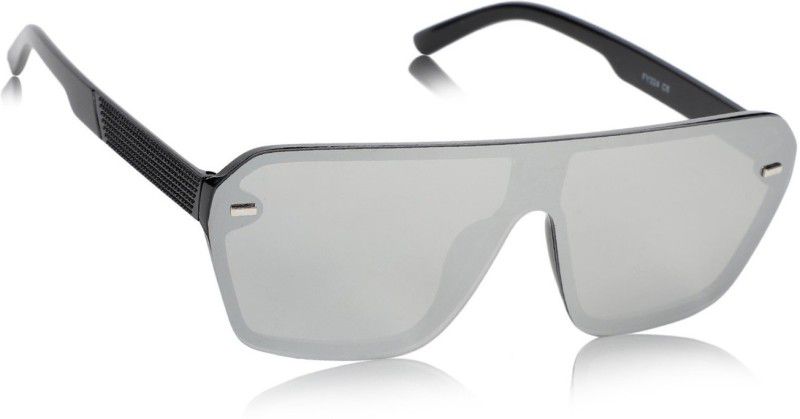 UV Protection, Mirrored, Riding Glasses Wayfarer, Over-sized, Sports Sunglasses (Free Size)  (For Men & Women, Grey)