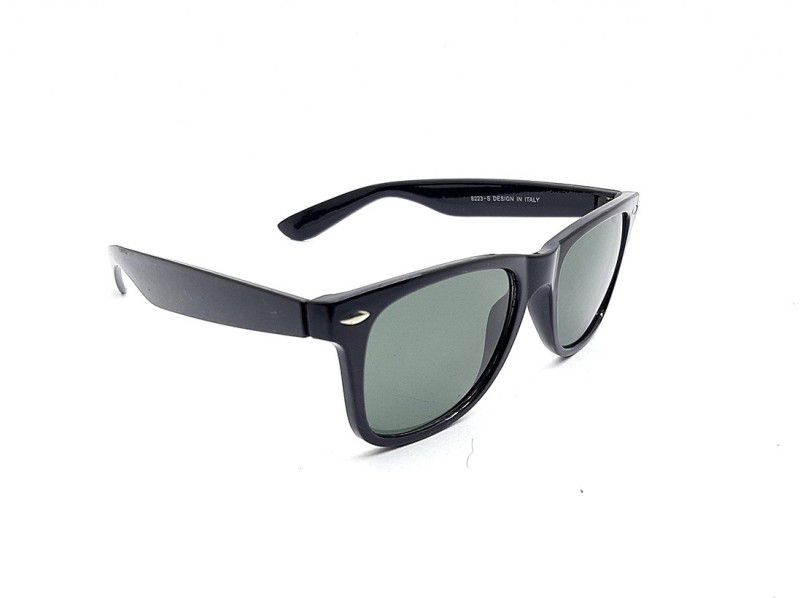 UV Protection, Riding Glasses Rectangular Sunglasses (Free Size)  (For Men, Black)