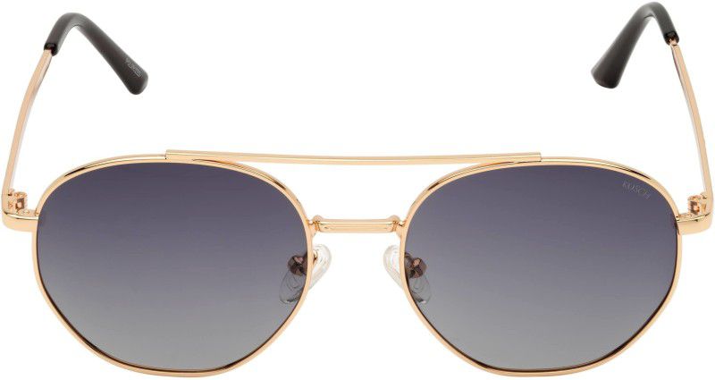 Polarized Oval Sunglasses (53)  (For Men & Women, Grey)
