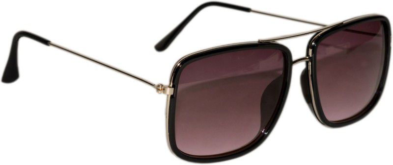 UV Protection, Gradient Rectangular Sunglasses (55)  (For Men & Women, Violet)